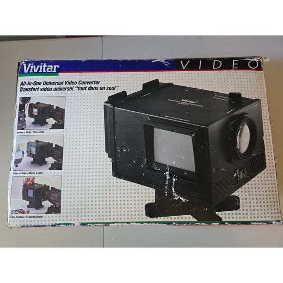 Vivitar All In One Video Converter UVC-1 Converts Photos Slides & Movies to Tape - Picture 2 of 5
